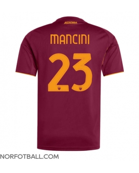 Billige Fotballdrakt AS Roma Gianluca Mancini #23 Replika Hjemmedrakt 2025-26 Kortermet Billige Fotballdrakt AS Roma Gianluca Mancini #23 Replika Hjemmedrakt 2025-26 Kortermet